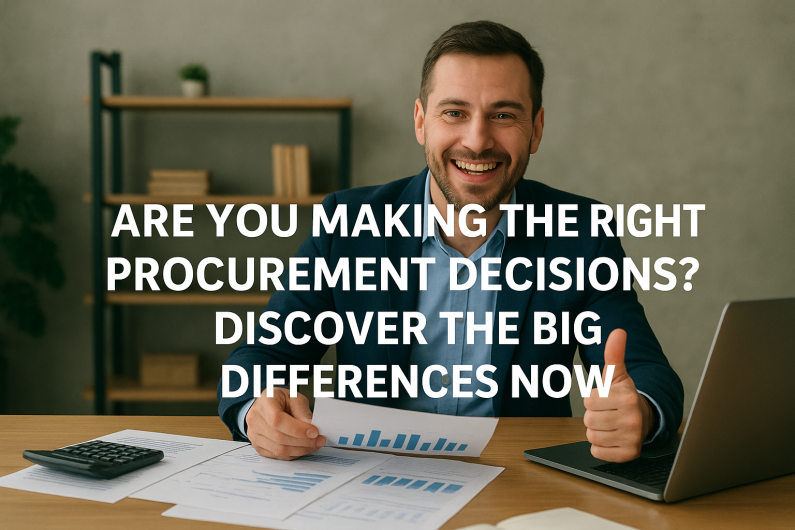 Are You Making the Right Procurement Decisions Discover the Big Differences Now