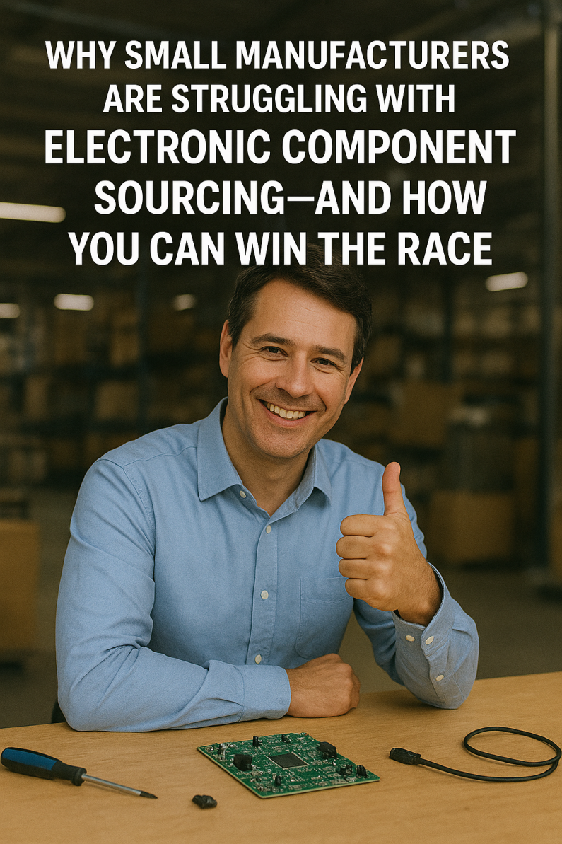 Why Small Manufacturers Are Struggling with Electronic Component Sourcingand How You Can Win the Race